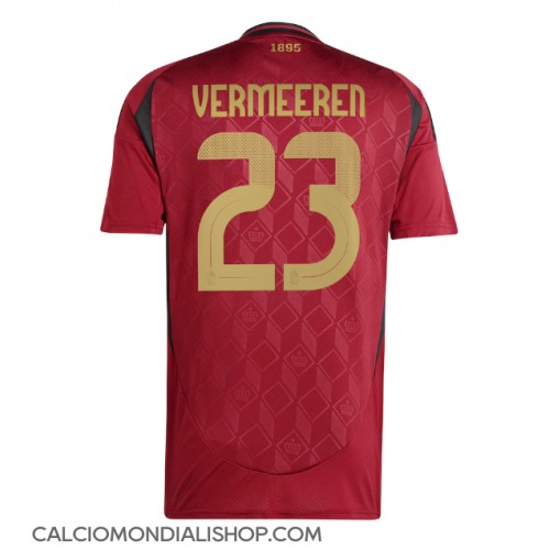 Maglie da calcio Belgio Arthur Vermeeren #23 Prima Maglia Europei 2024 Manica Corta